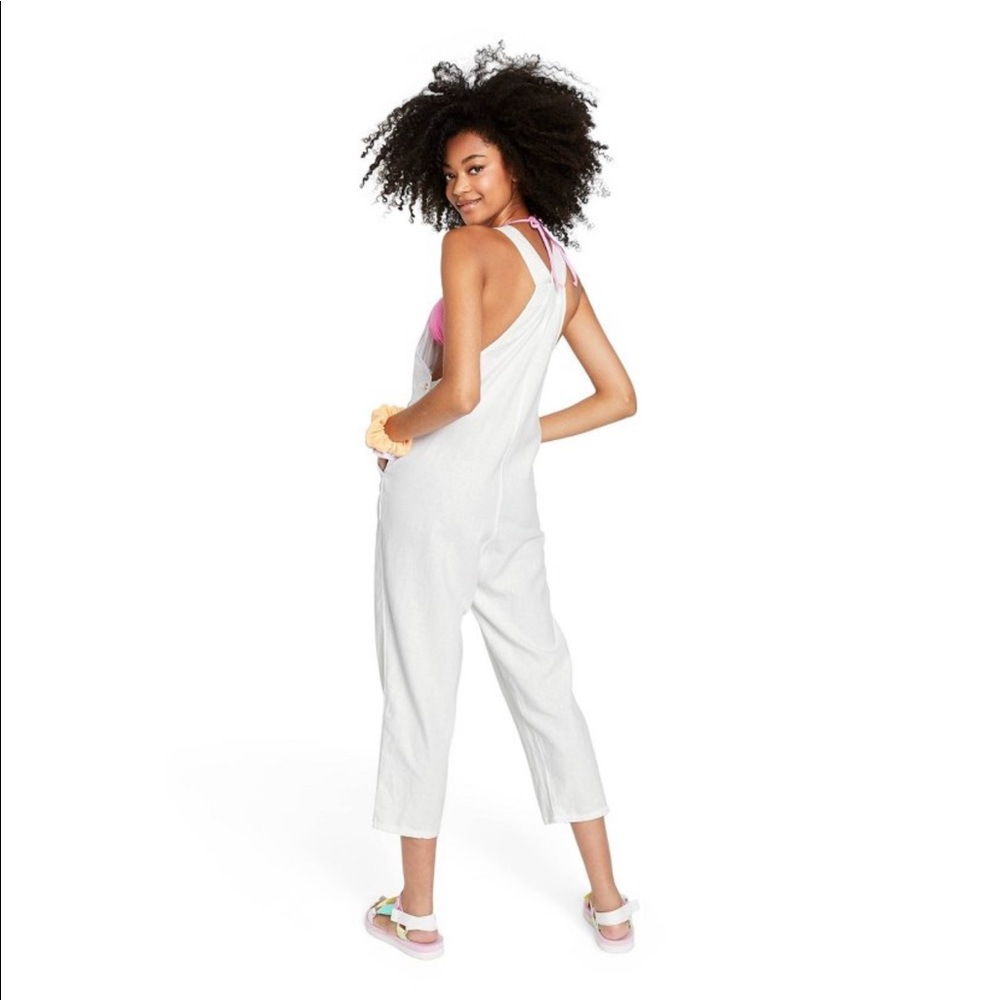 Stoney Clover Lane x Target White Overalls NWT rare HTF - Picture 2 of 2